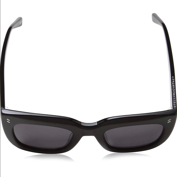 STELLA McCARTNEY SC 0033 S-001 BLACK SMOKE SUNGLASSES - Picture 3 of 12